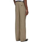 Ernest W. Baker Brown Cuffed 70s Trousers