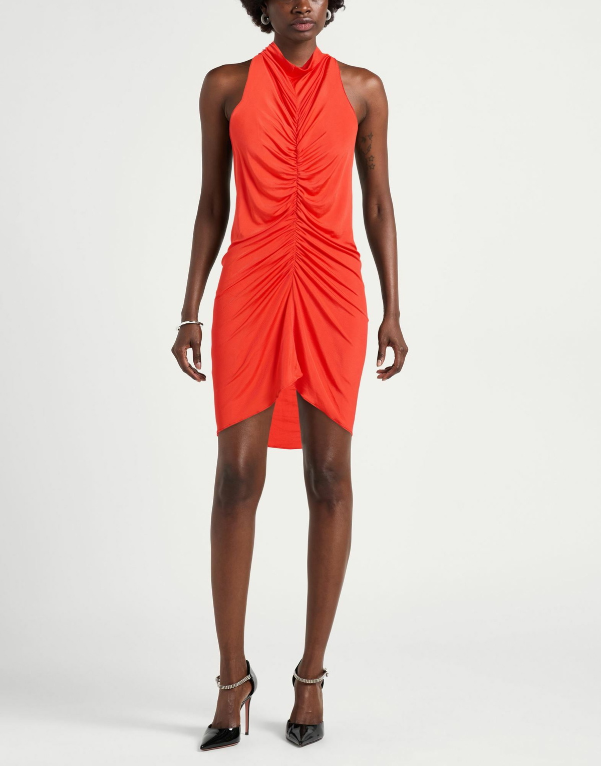 Atlein Womens Mini dress in Tomato red