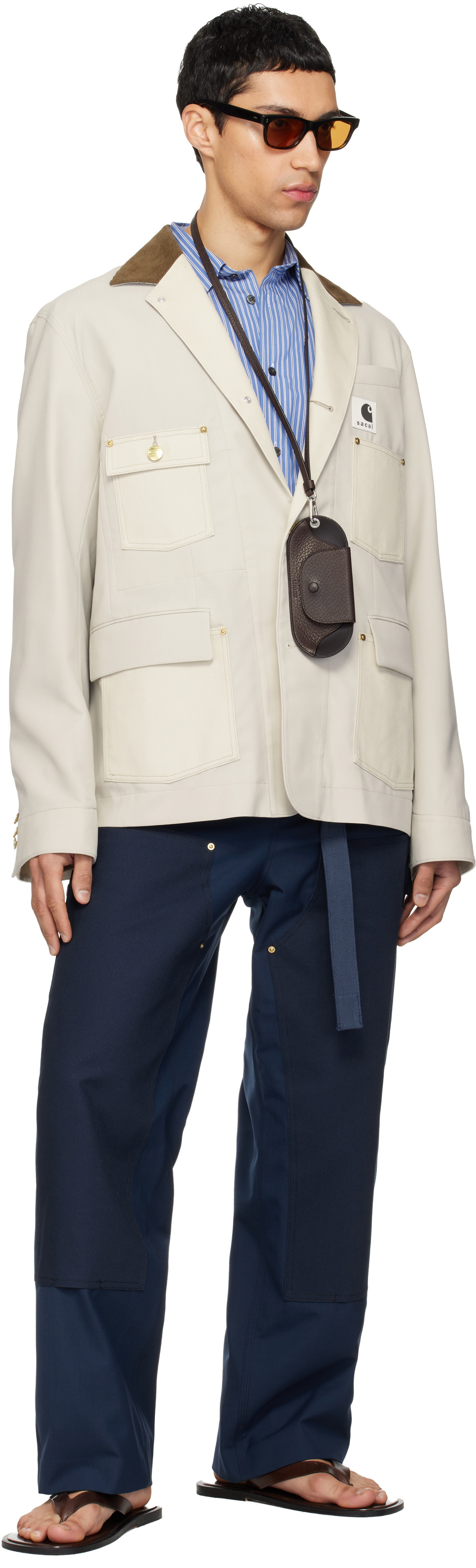 sacai Off-White Carhartt WIP Edition Suiting & Duck Blazer