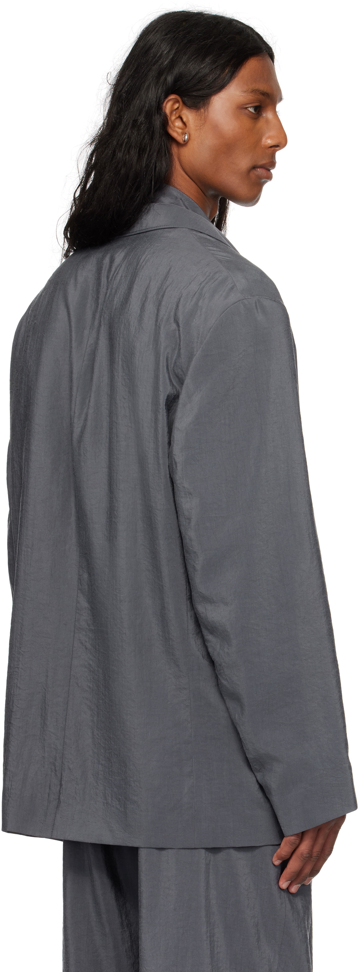 LEMAIRE Gray Soft DB Blazer Lemaire