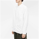 Beams Plus Men's Button Down Oxford Shirt in White
