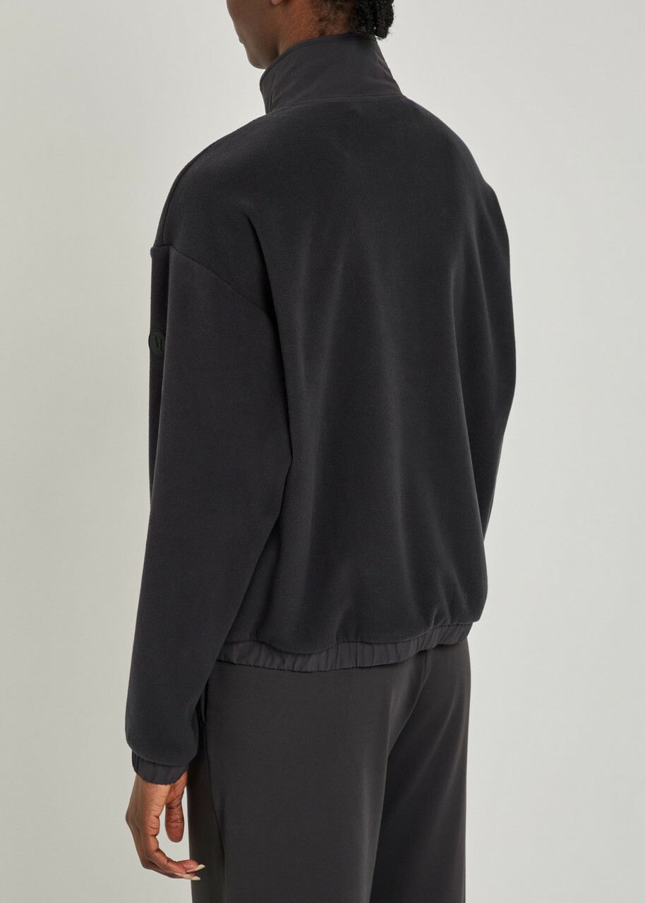 Vuori Aspen Half-zip Fleece Sweatshirt Black
