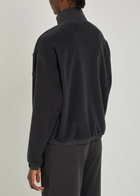 Vuori Aspen Half-zip Fleece Sweatshirt Black