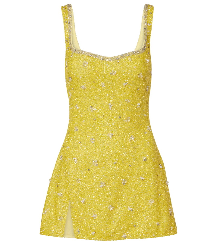Photo: Clio Peppiatt Crystal embellished minidress