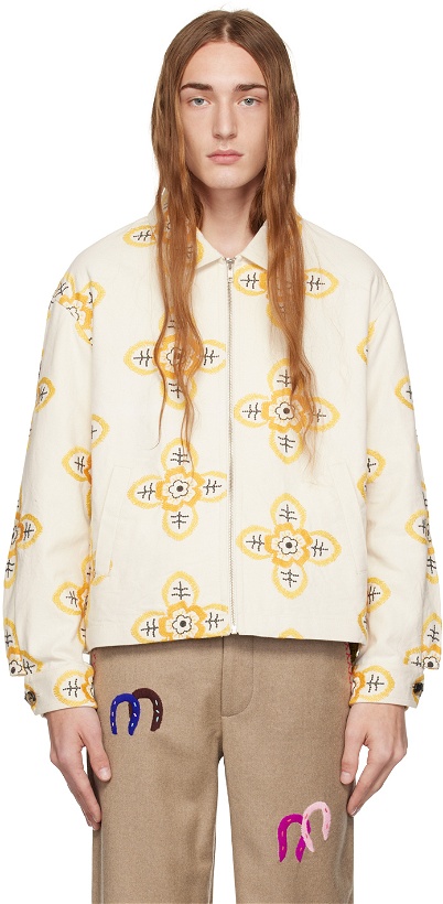 Photo: Bode Off-White Buttercup Jacket