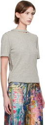 Eckhaus Latta Gray Flip T-shirt