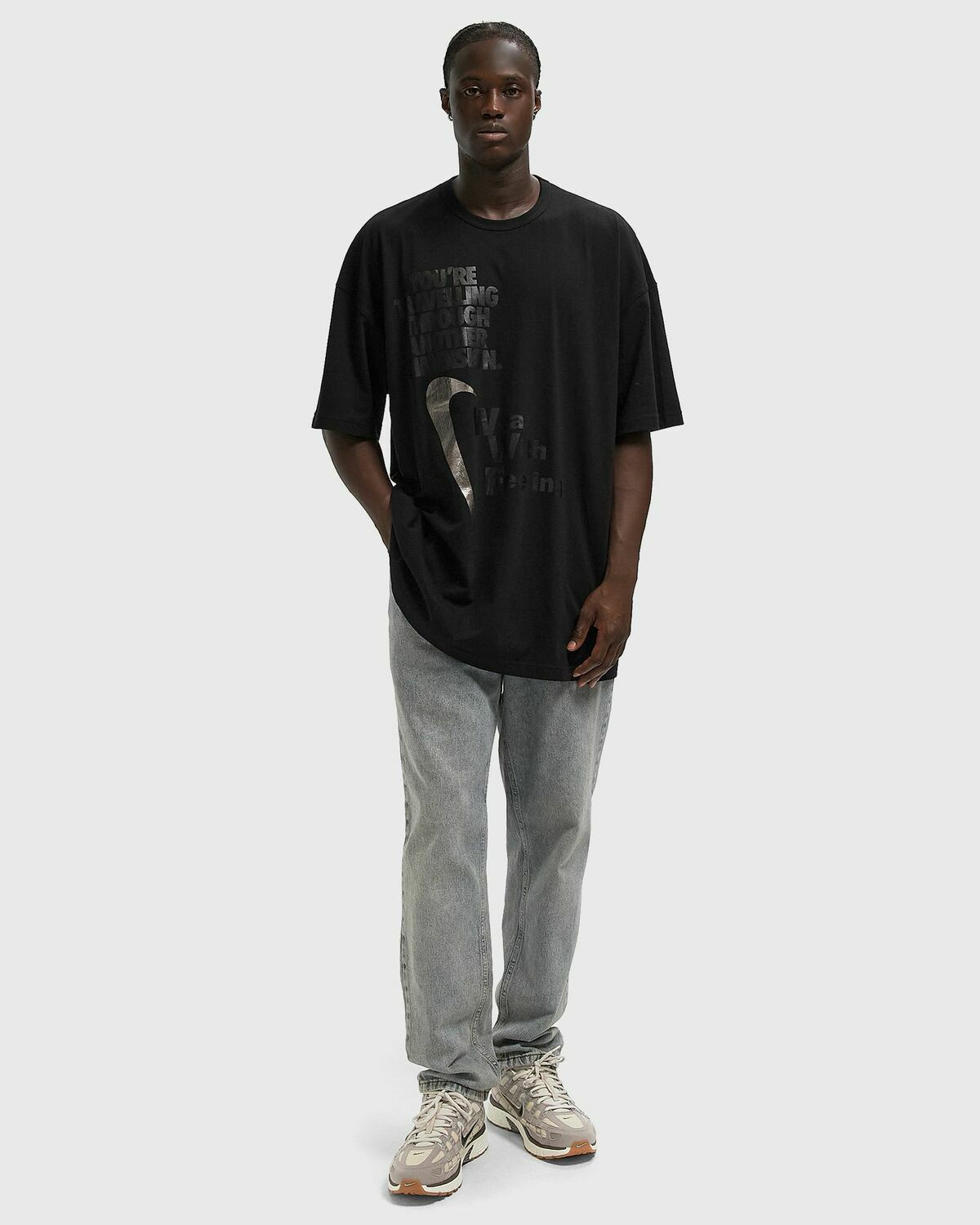 Comme des Garçons Black TEE Black Mens Shortsleefe