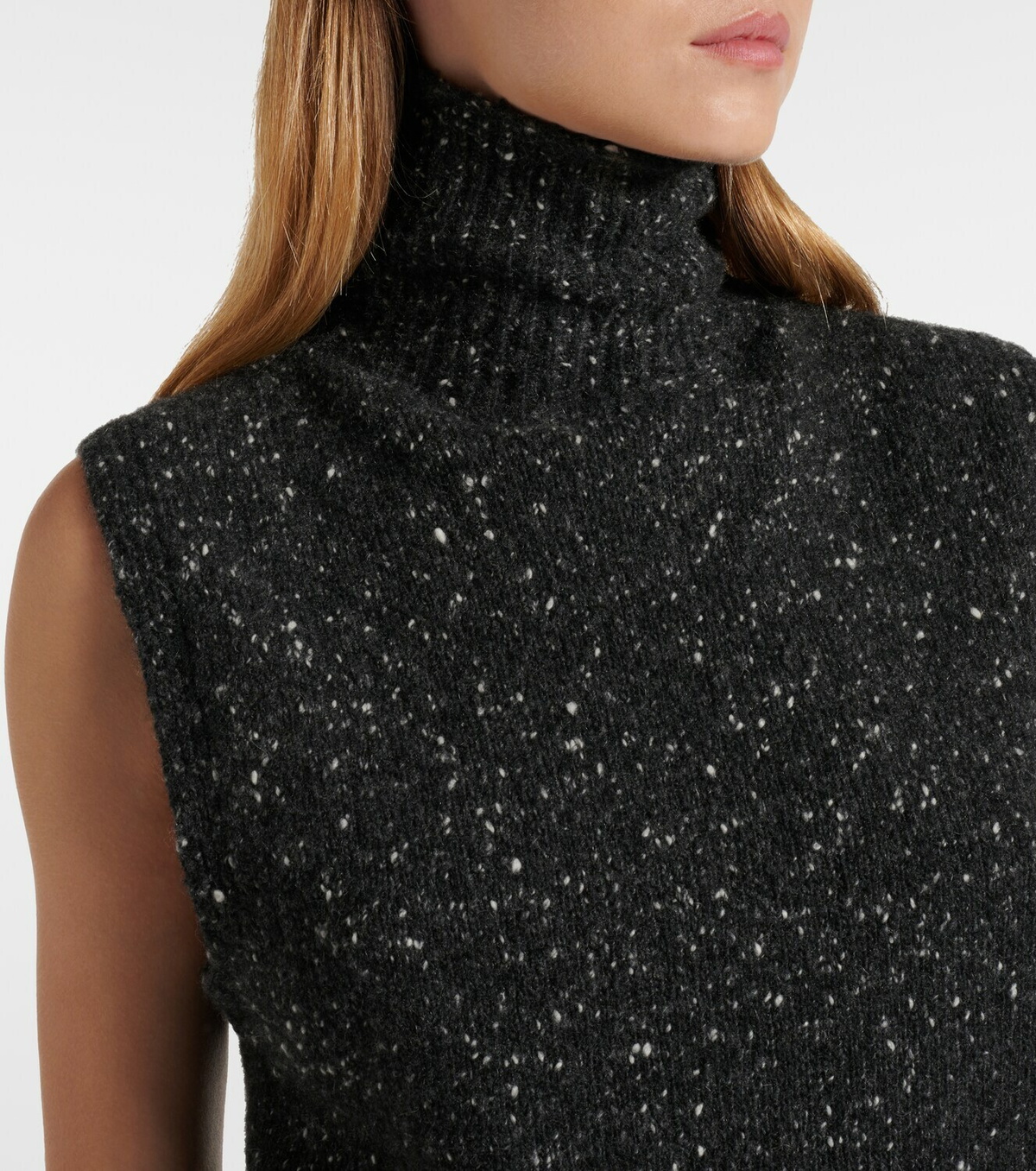 The Row Merilas cashmere turtleneck top