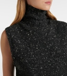 The Row Merilas cashmere turtleneck top