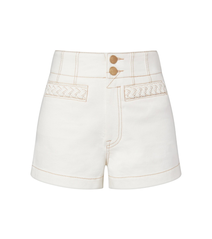 Photo: Zimmermann Roselight denim shorts