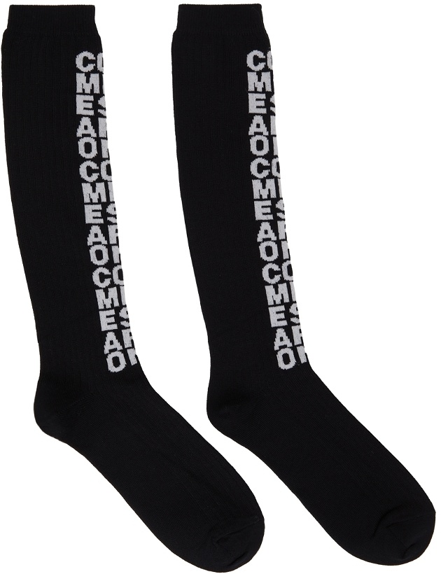 Photo: Comme des Garçons Homme Plus Long Logo Socks