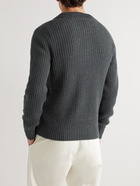 Brioni - Ribbed Wool Sweater - Gray