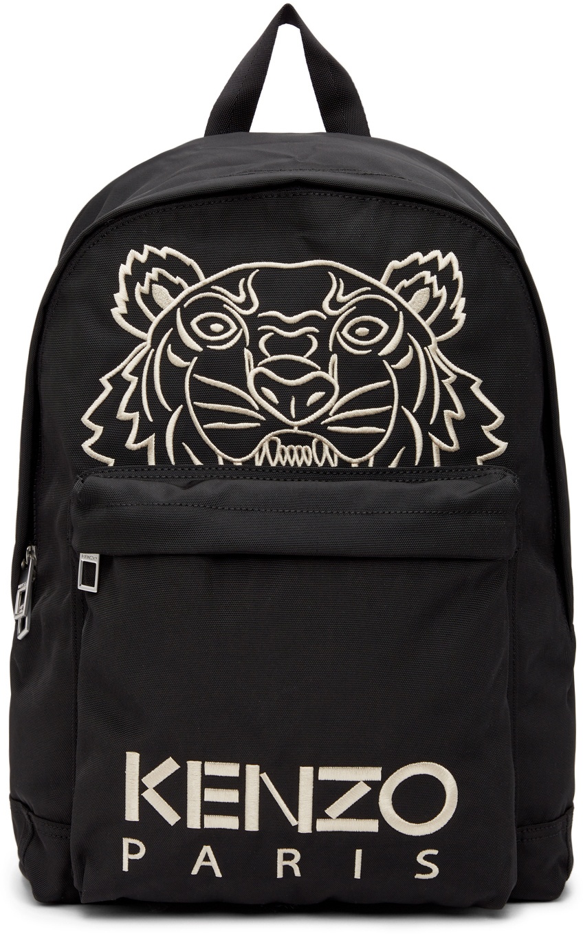 KENZO Crest Appliquéd Logo-Embroidered Canvas Backpack - Shop - bhibu