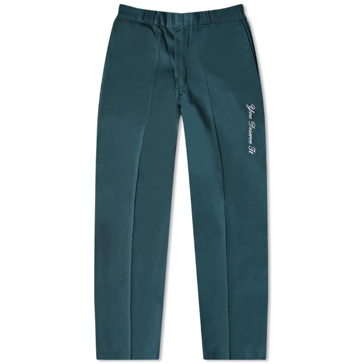 Photo: Alltimers x Dickies You Deserve It Embroidered Pant in Lincoln Green
