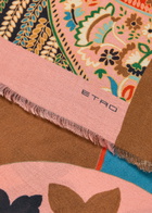 Etro Printed Cotton-blend Scarf - Multicoloured - One Size