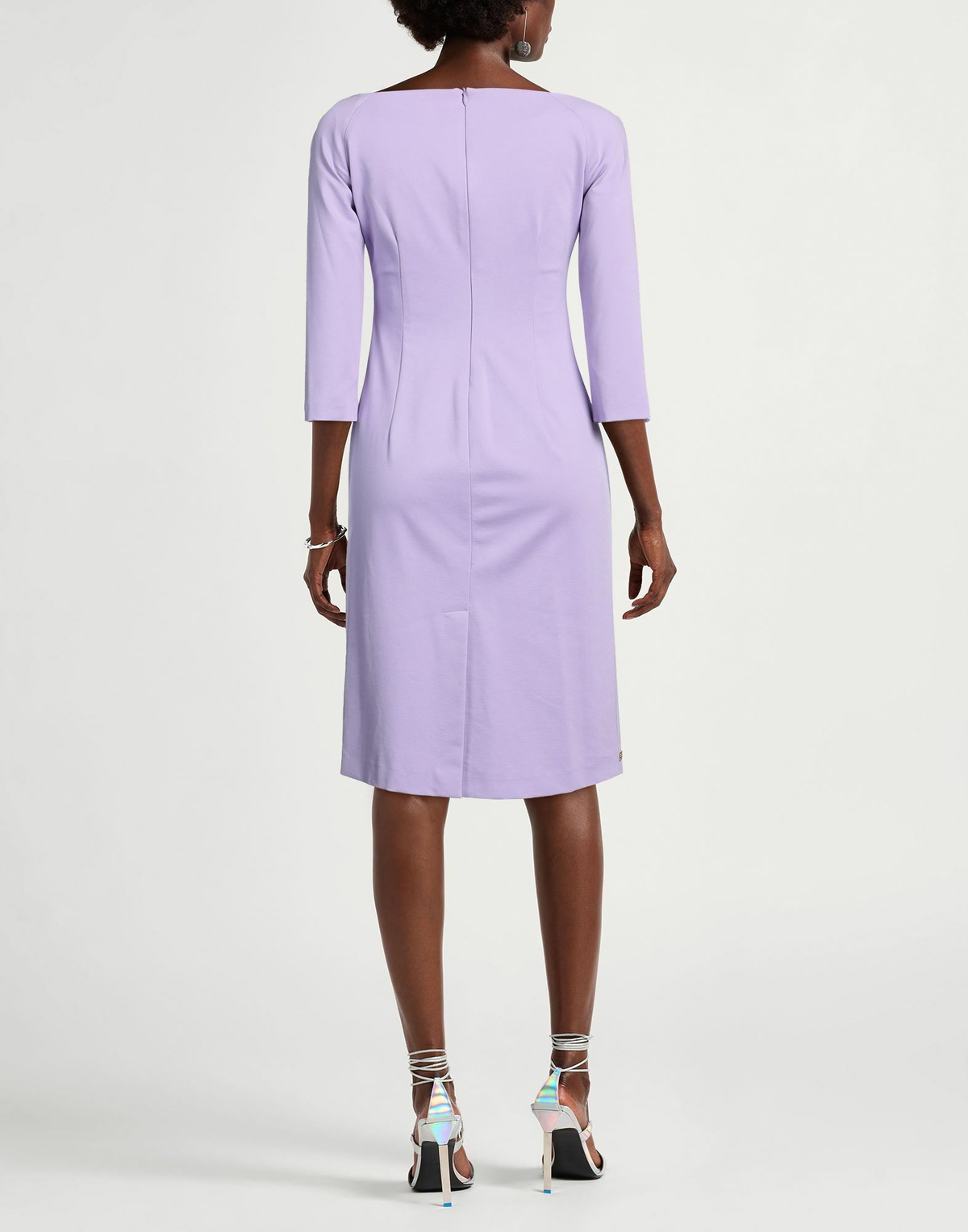 Manila Grace Womens Midi dress Mauve