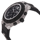 Bvlgari Titanio Chronograph Automatic Black Dial Mens Watch 104299