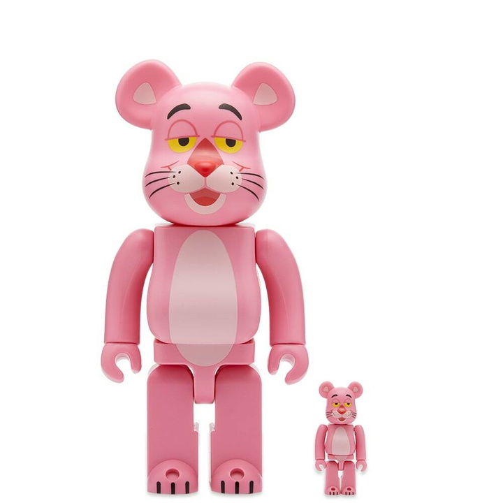 Photo: Medicom Pink Panther Be@rbrick in Multi 100%/400%