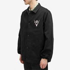 South2 West8 Men's Coach Jacket in Black