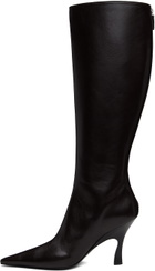 Stella McCartney Brown Elsa Knee-High Heeled Tall Boots
