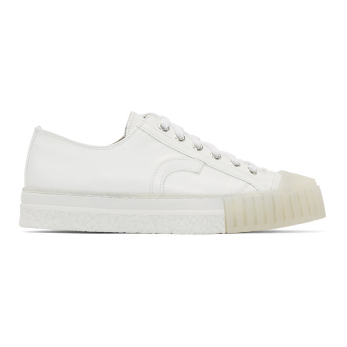Adieu White Leather Type W.O. Sneakers