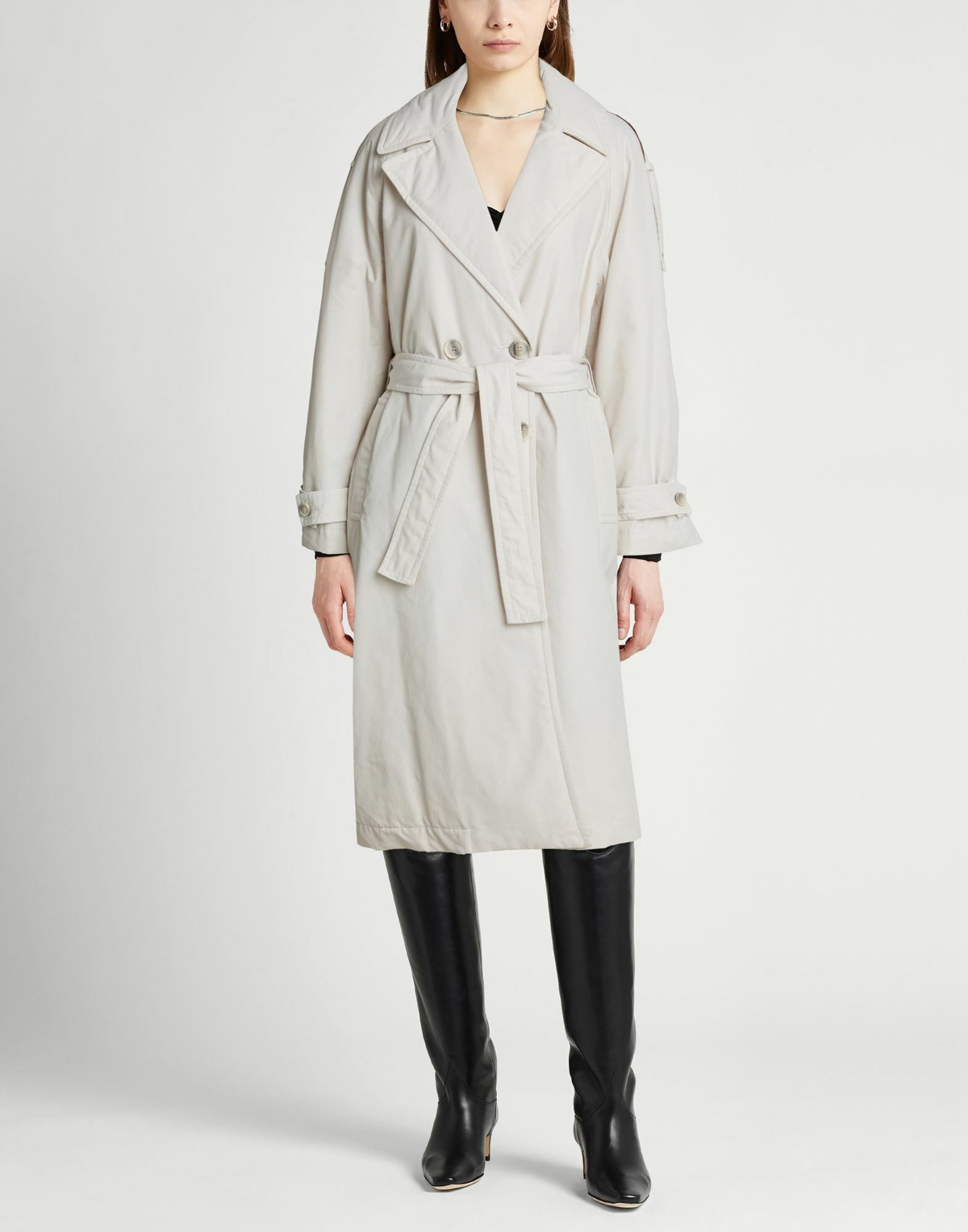 Peserico Womens Coat in Off white