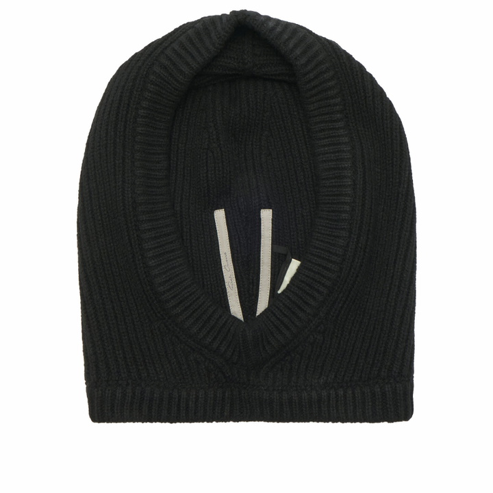 Photo: Rick Owens Women's Ribbed Hood in Black 