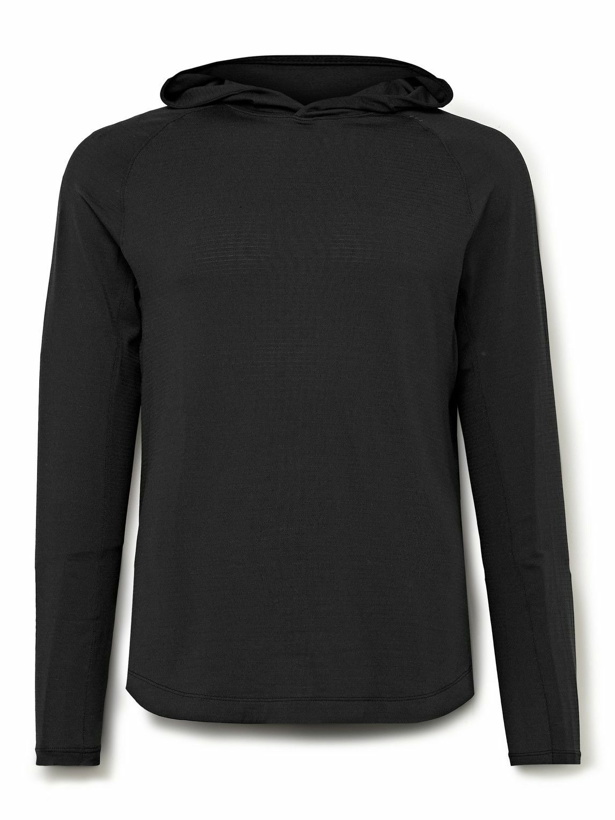 Photo: Lululemon - License to Train Recycled Stretch-Jersey Hoodie - Black