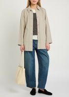 Eileen Fisher Cotton Overshirt Beige