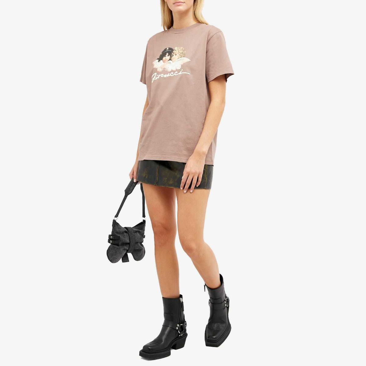 FIORUCCI☆ANGELS SQUIGGLE LOGO Tシャツ 関税送料込み FIORUCCI☆ANGELS SQUIGGLE LOGO Tシャツ 関税送料込み