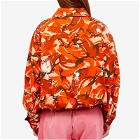 Martine Rose Women's Camo Military Jacket in Orange Camo/Print