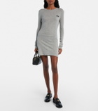 Miu Miu Cotton jersey minidress
