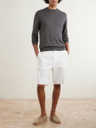 Altea - Cotton and Cashmere-Blend Sweater - Gray