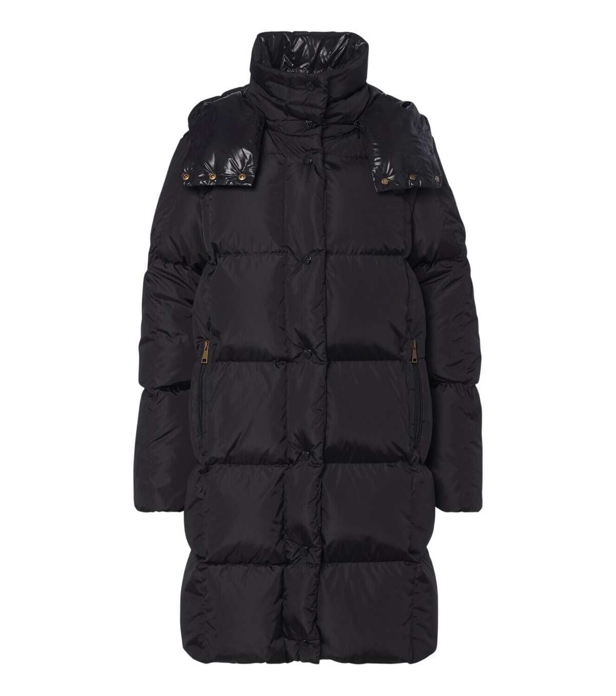 Moncler Women's Genius Bonneval Long Down Coat in Green Moncler