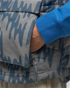 By Parra Tremor Pattern Vest Blue|Grey - Mens - Vests