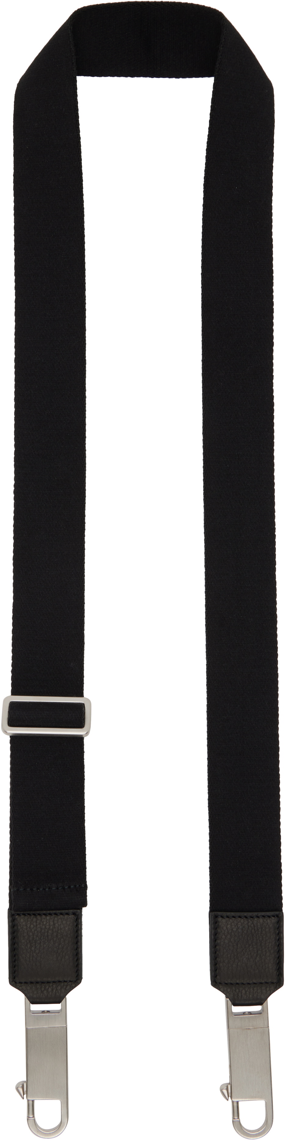 Rick Owens Black Concordians Webbing Bag Strap