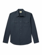 De Bonne Facture - Artist Cotton-Voile Shirt - Blue