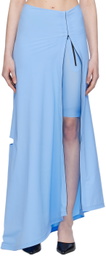 JOHANNA PARV Blue Vent Maxi Skort
