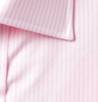Emma Willis - Slim-Fit Striped Cotton Oxford Shirt - Pink