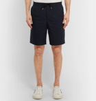 Sandro - Tech-Cotton Drawstring Shorts - Navy