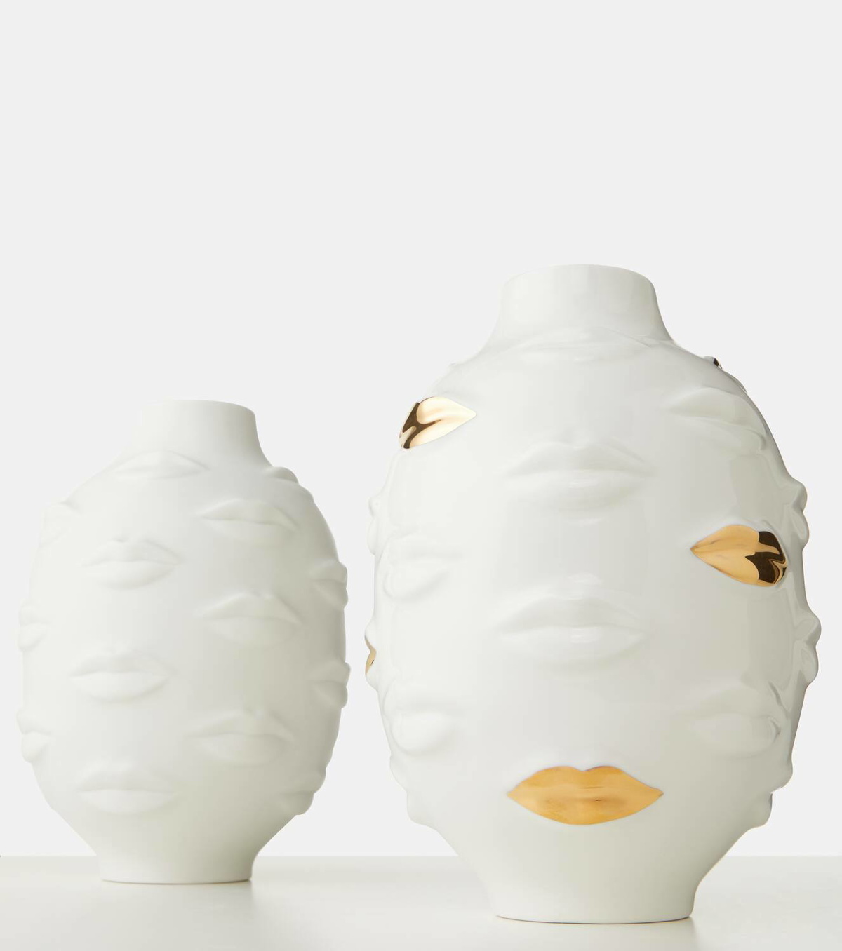 Jonathan Adler Gilded Gala porcelain vase