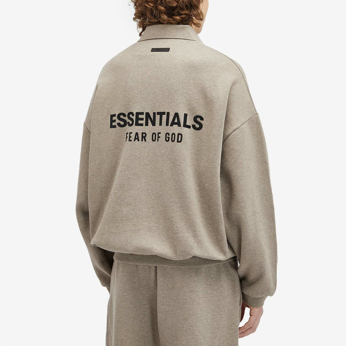 Fear of God ESSENTIALS Men's Core Logo Fleece Polo