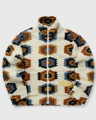 Honor The Gift TEXTURED FULL ZIP Beige Mens Fleece Jacket