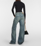 Balenciaga Mid-rise flared jeans