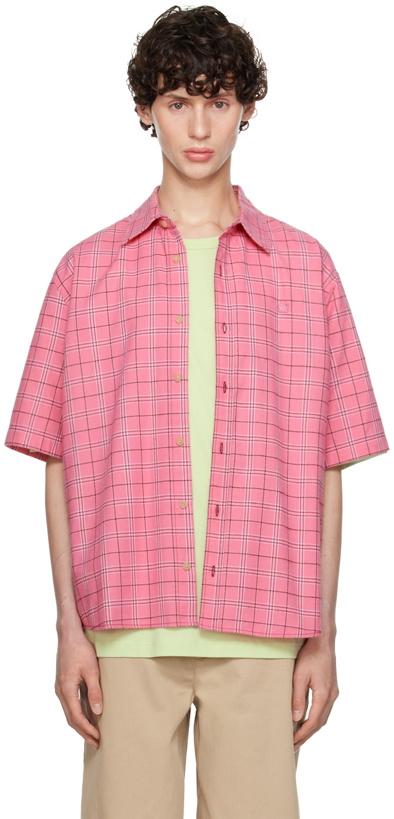 Photo: Acne Studios Pink Patch Shirt