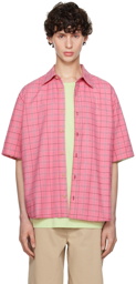 Acne Studios Pink Patch Shirt
