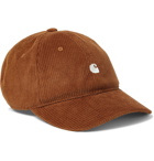 Carhartt WIP - Harlem Logo-Embroidered Cotton-Corduroy Baseball Cap - Brown