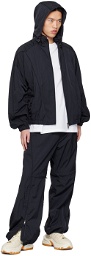Wooyoungmi Navy Paneled Track Pants