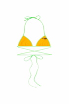 Diesel Bikini top with wraparound ties - Bras Womens in Yellow
