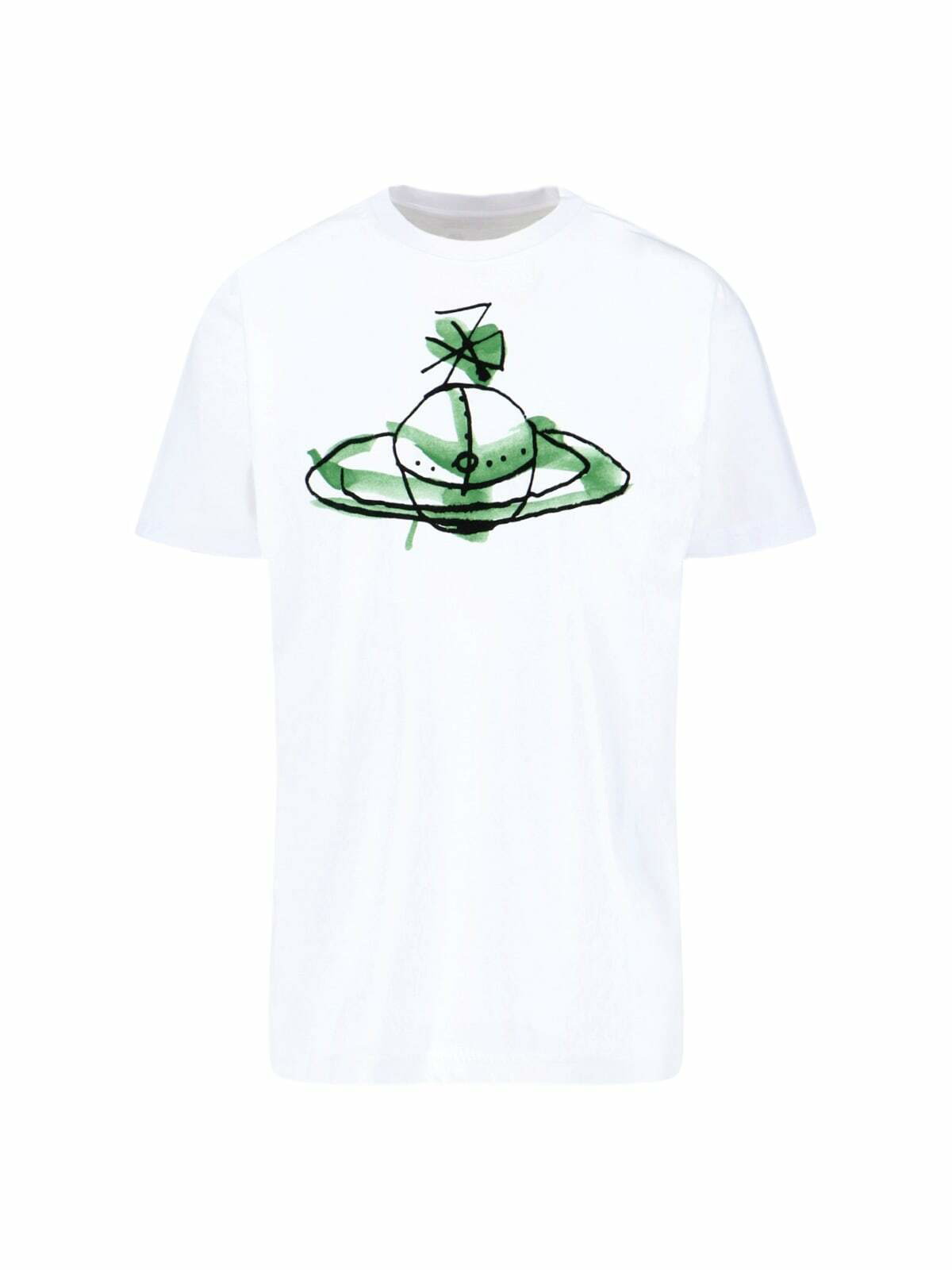 Vivienne Westwood White Asymmetric T-Shirt Vivienne Westwood